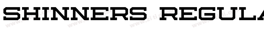 shinners Regular字体转换